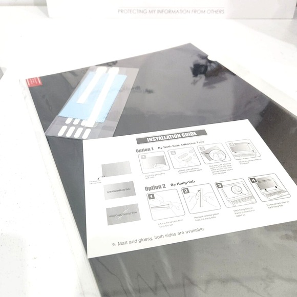 24" Privacy Screen Filter for Monitor 16:9 Anti-Glare Anti-Scratch Protector - Picture 5 of 10